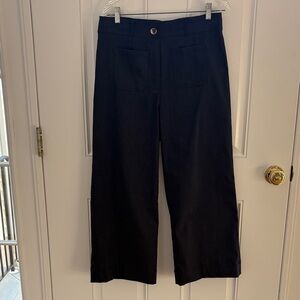 Jean Wide Leg Cropped Pants